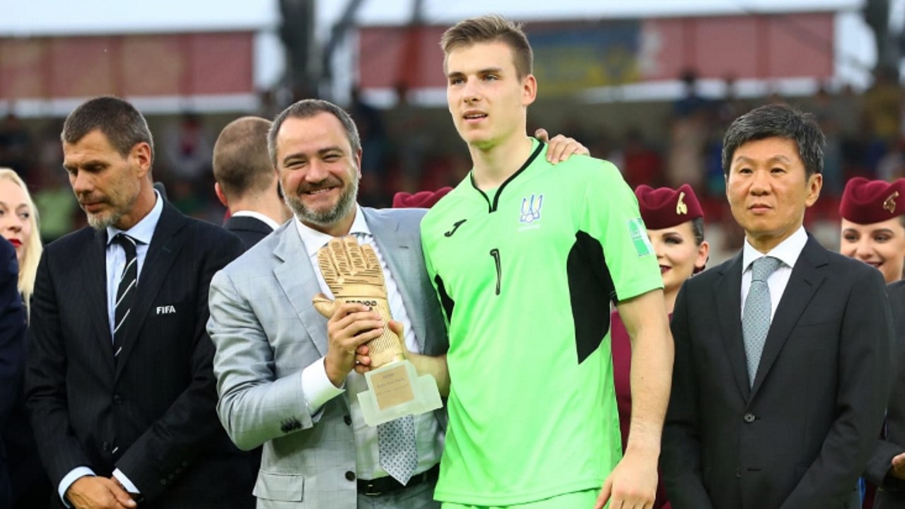 Андрій Лунін – кращий голкіпер Чемпіонату світу з футболу U-20